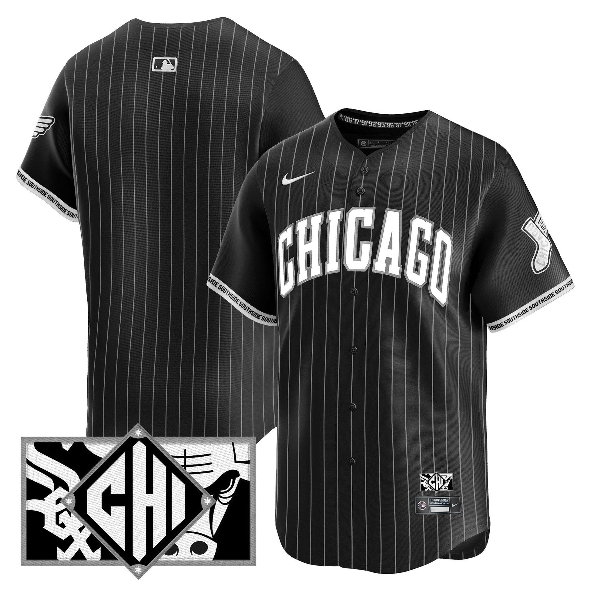 Men's Chicago White Sox 2025 City Connect Vapor Premier Limited Jersey - All Stitched