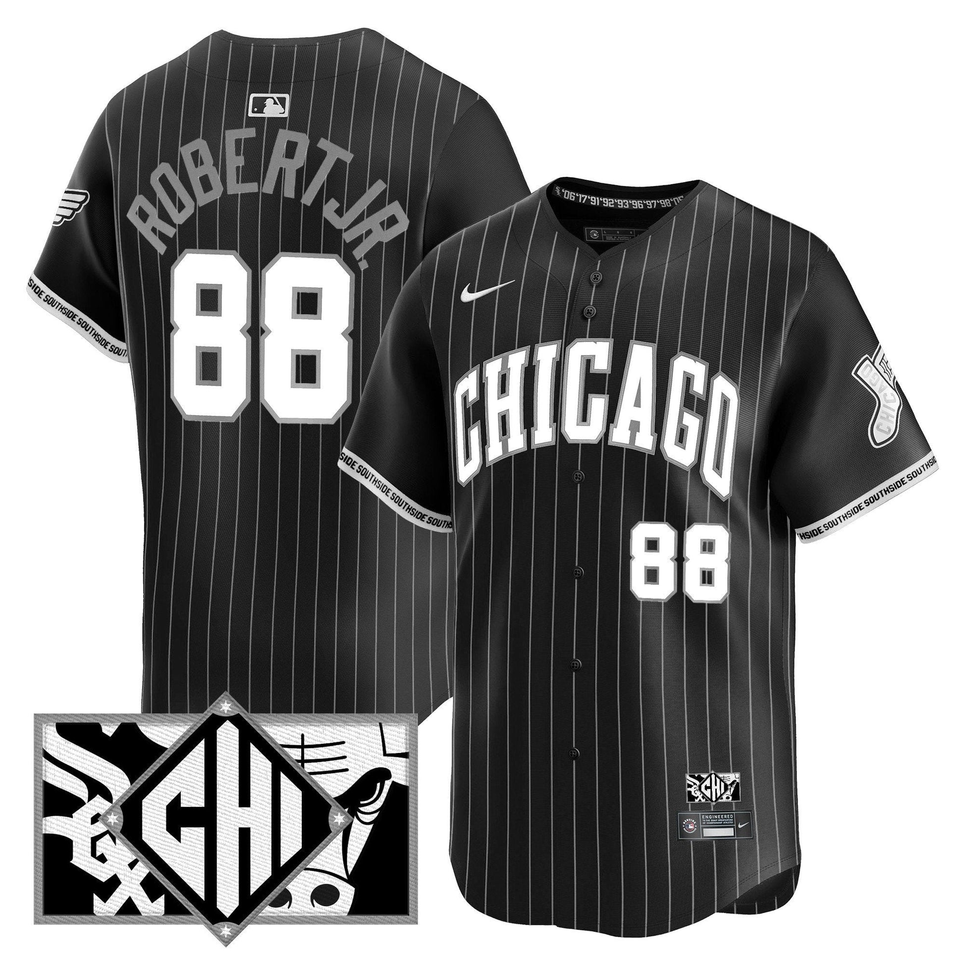 Men's Chicago White Sox 2025 City Connect Vapor Premier Limited Jersey - All Stitched