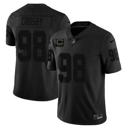 Raiders 2024 Vapor Limited Jersey TLA - Black Hold - All Stitched