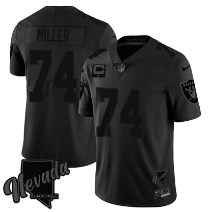 Raiders 2024 Vapor Limited Jersey TLA - Black Hold - All Stitched