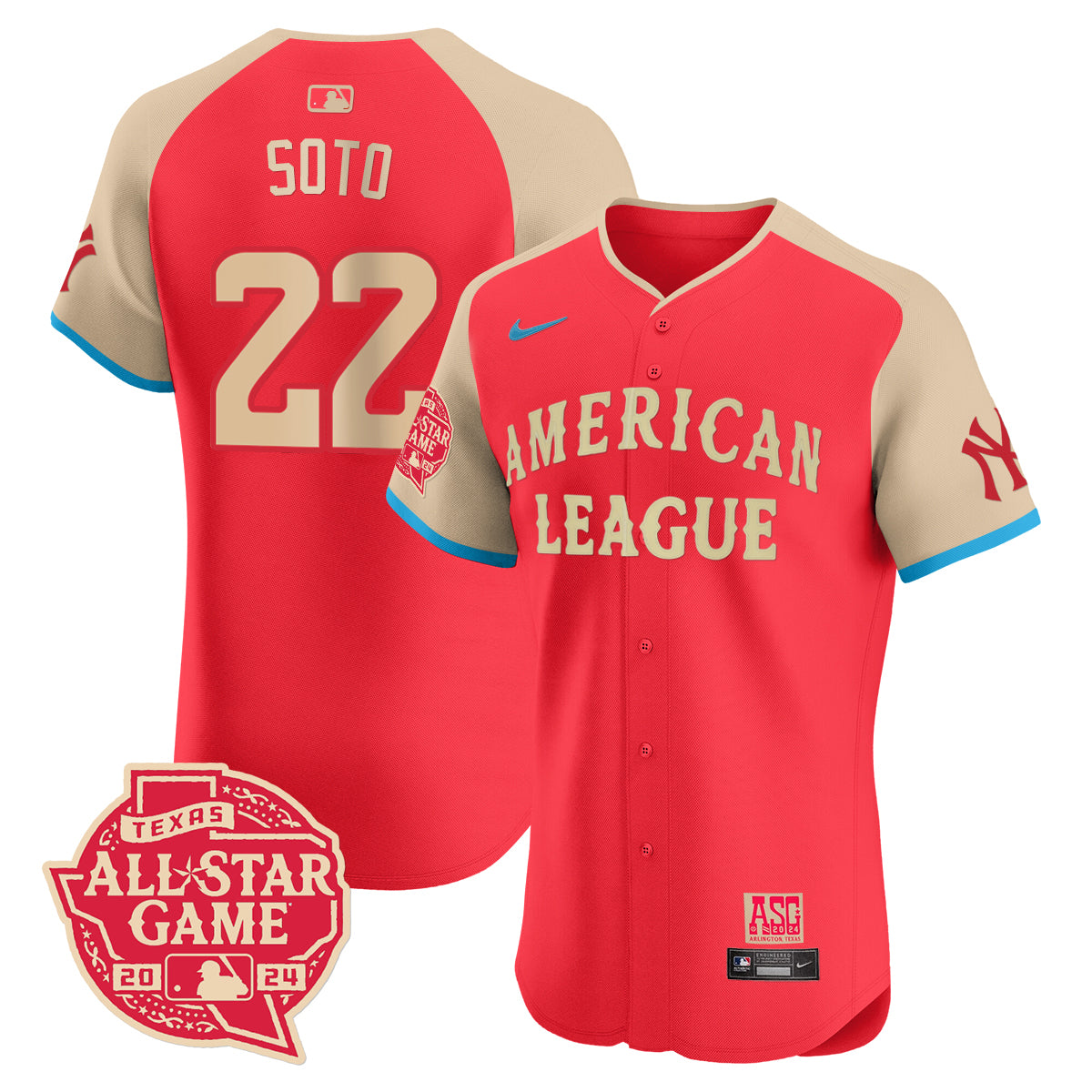 American League 2024 All-Star Game Player Jersey - All Stitched