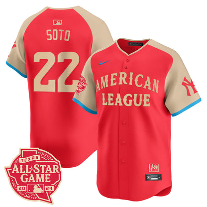 American League 2024 All-Star Game Player Jersey - All Stitched