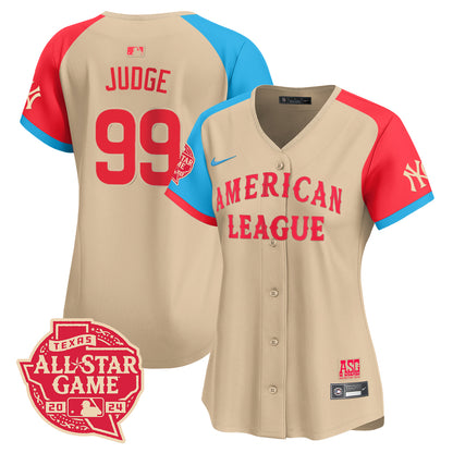 Women American League 2024 All-Star Game Player Jersey - All Stitched