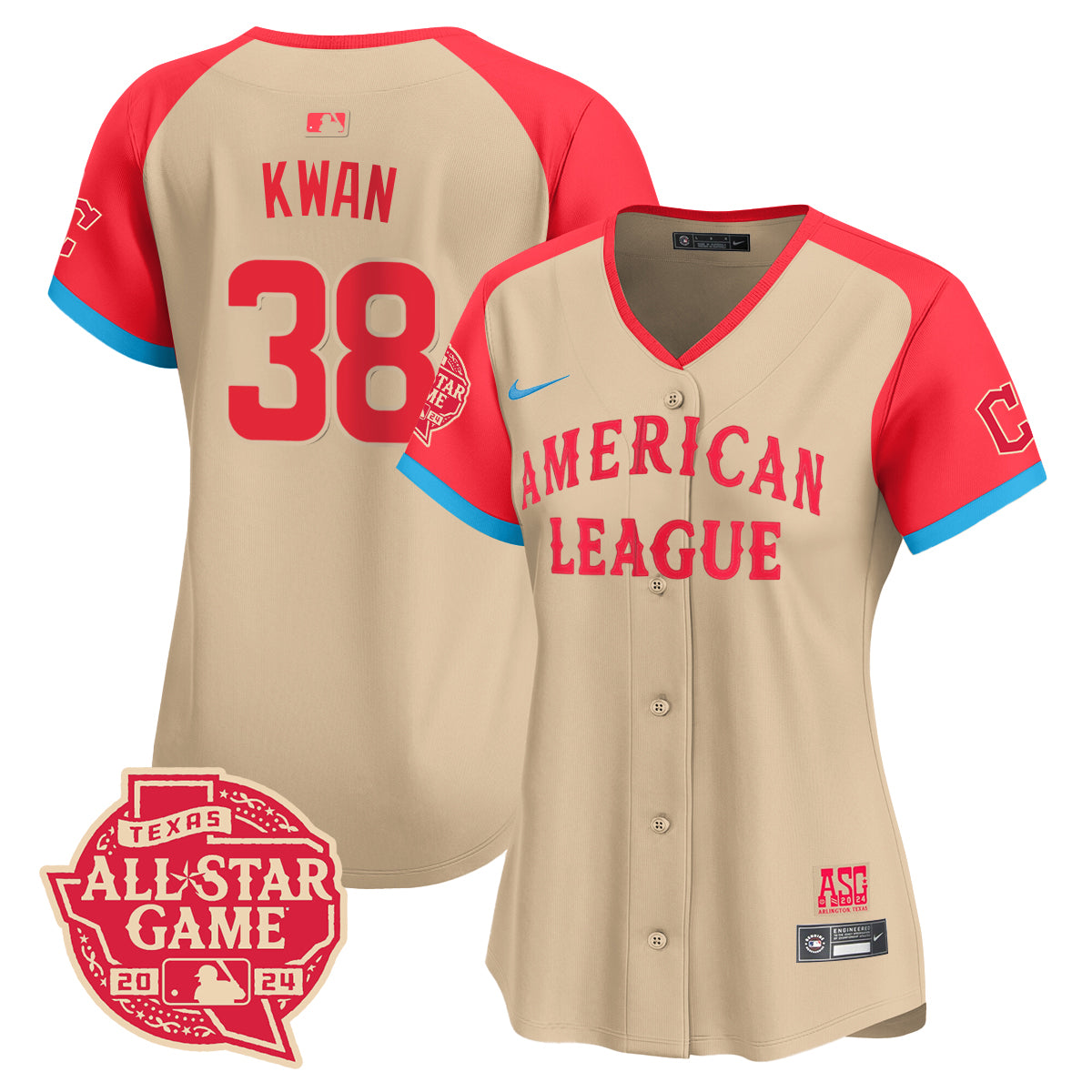 Women American League 2024 All-Star Game Player Jersey - All Stitched