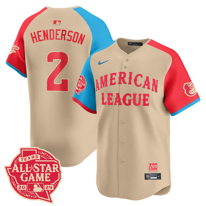 American League 2024 All-Star Game Player Jersey - All Stitched