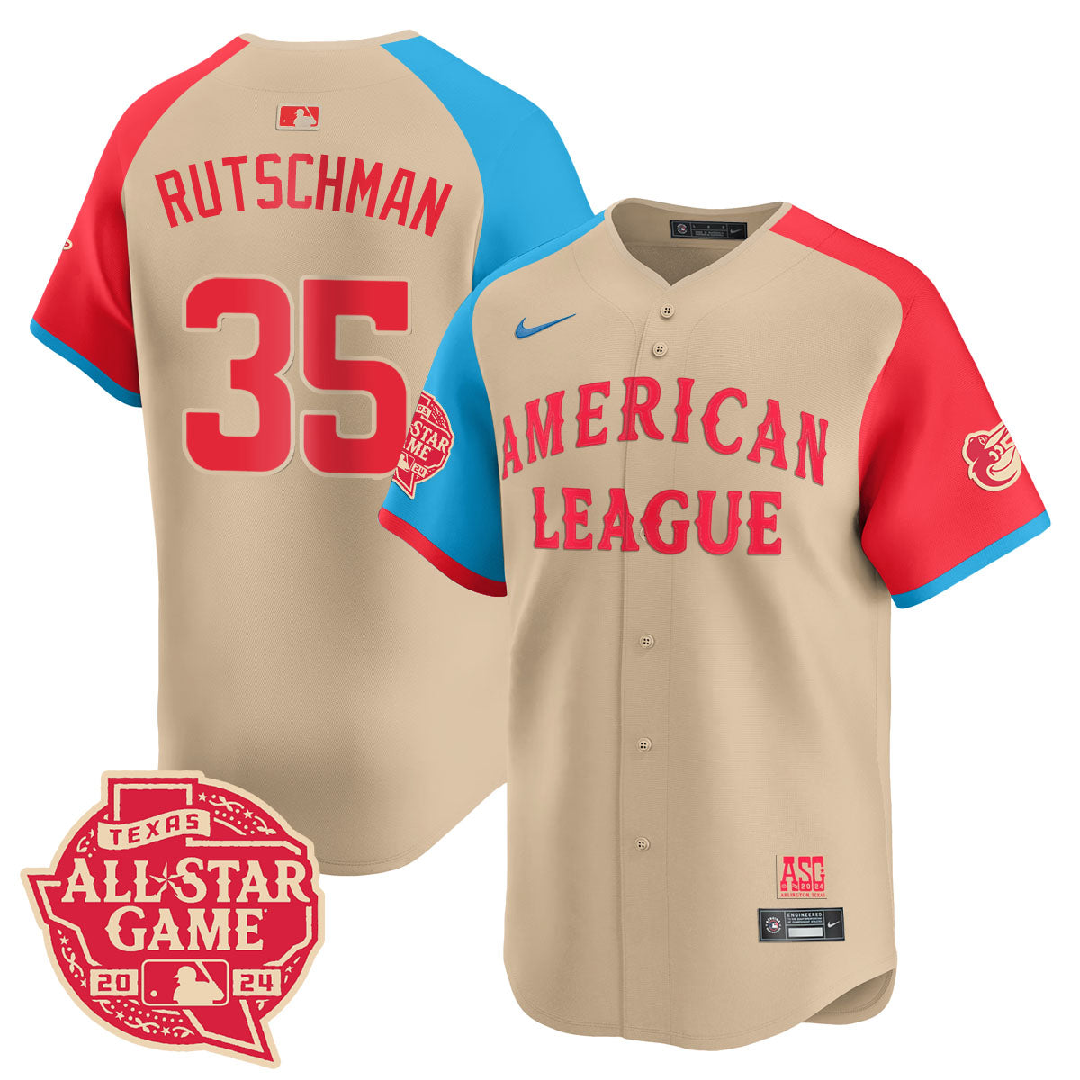 American League 2024 All-Star Game Player Jersey - All Stitched