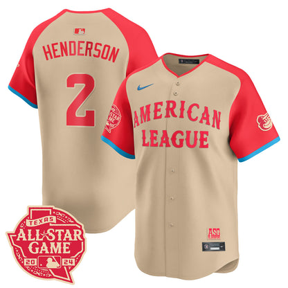 American League 2024 All-Star Game Player Jersey - All Stitched