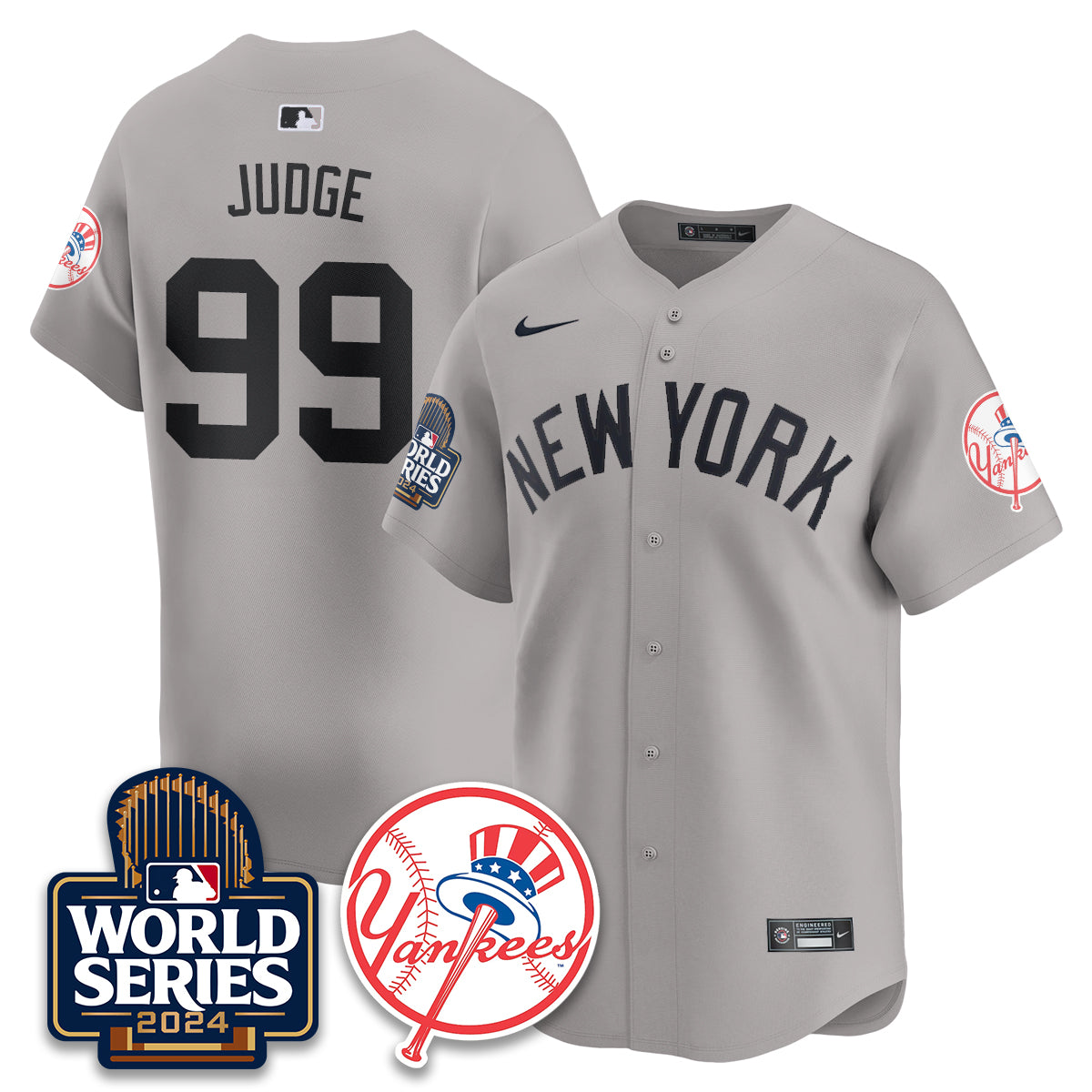 New York Yankees World Series 2024 Jersey - All Stitched