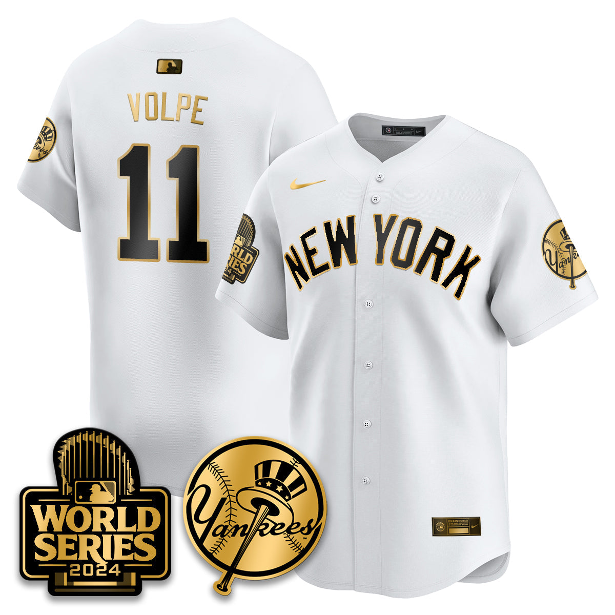 New York Yankees World Series 2024 Jersey - All Stitched