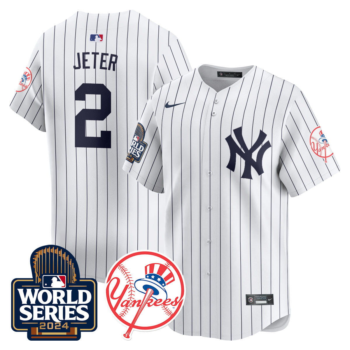 New York Yankees World Series 2024 Jersey - All Stitched