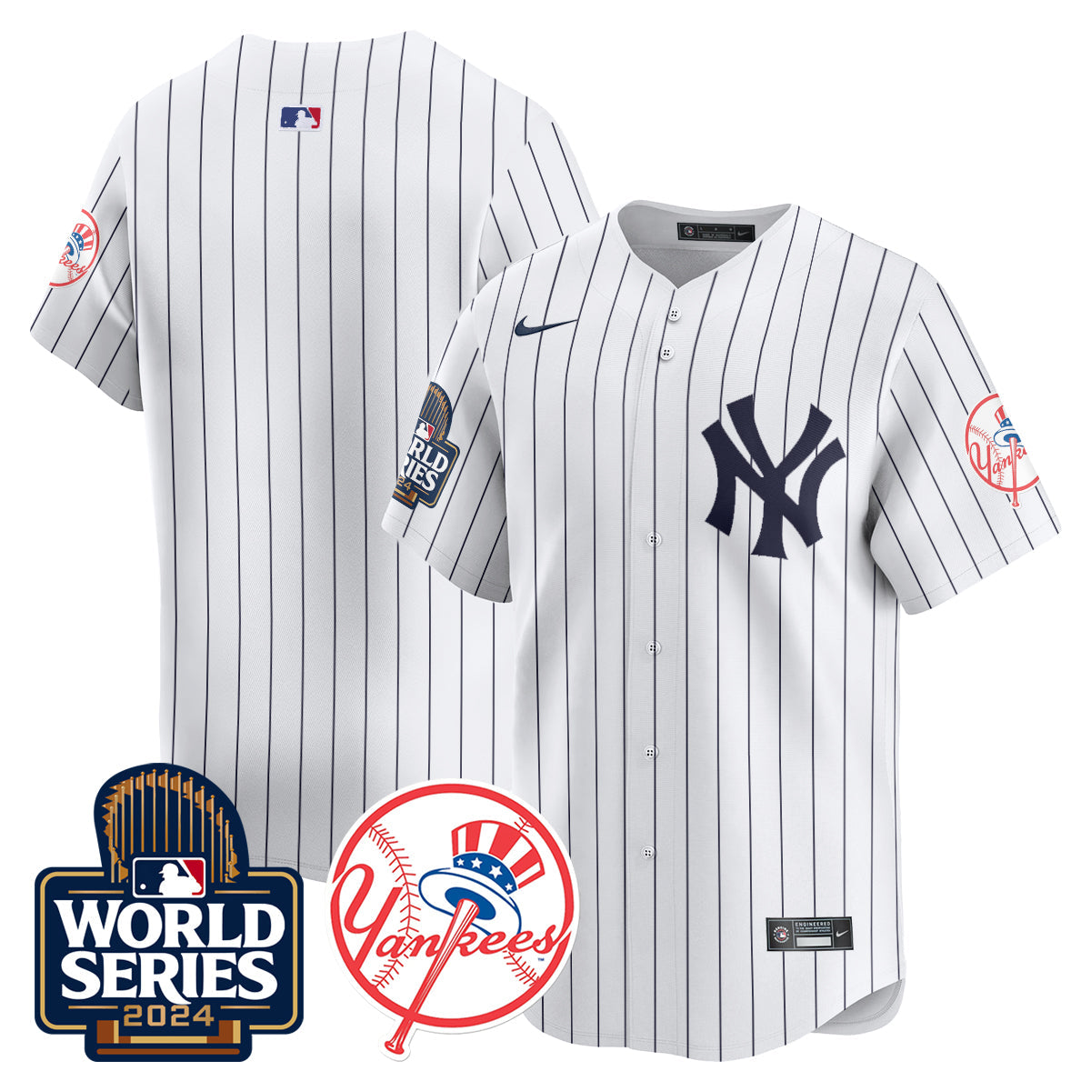 New York Yankees World Series 2024 Jersey - All Stitched