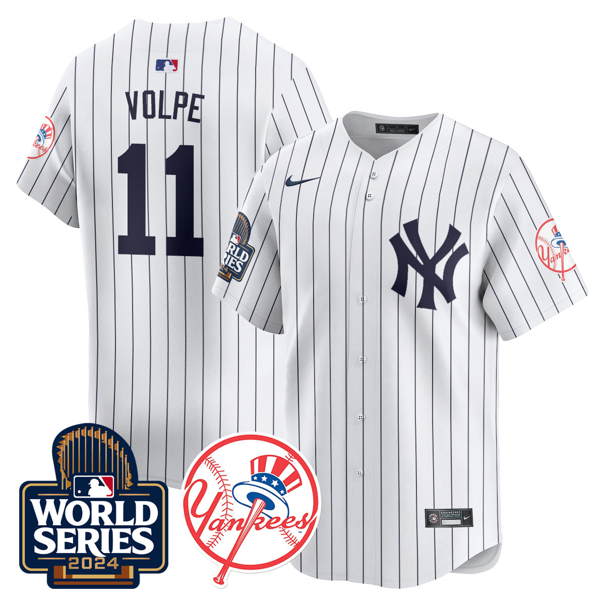 New York Yankees World Series 2024 Jersey - All Stitched