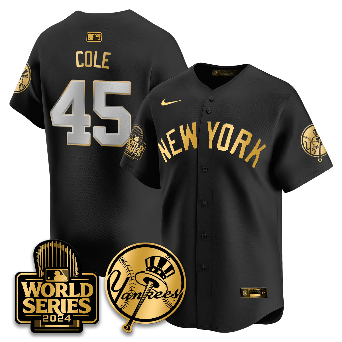 New York Yankees World Series 2024 Jersey - All Stitched