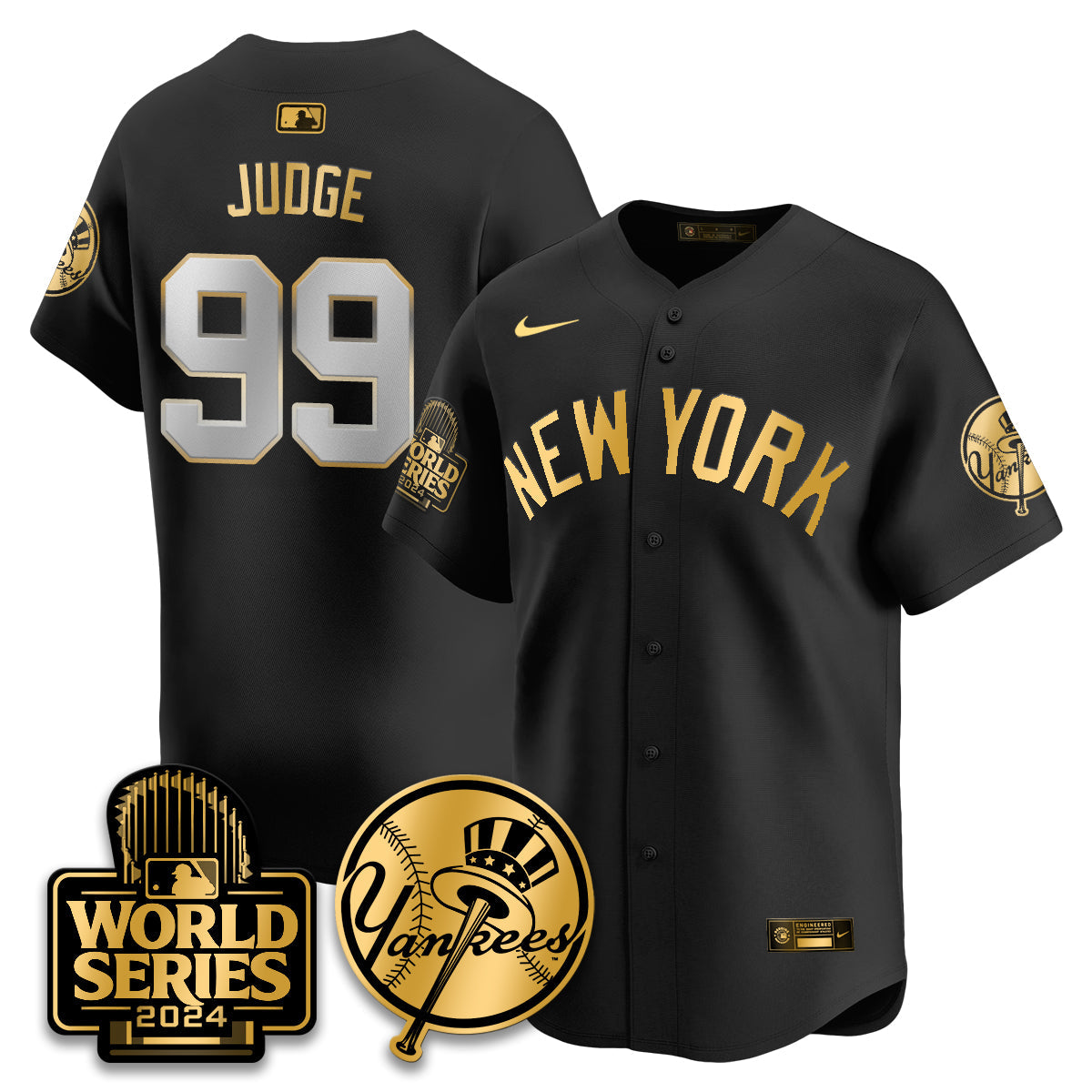 New York Yankees World Series 2024 Jersey - All Stitched