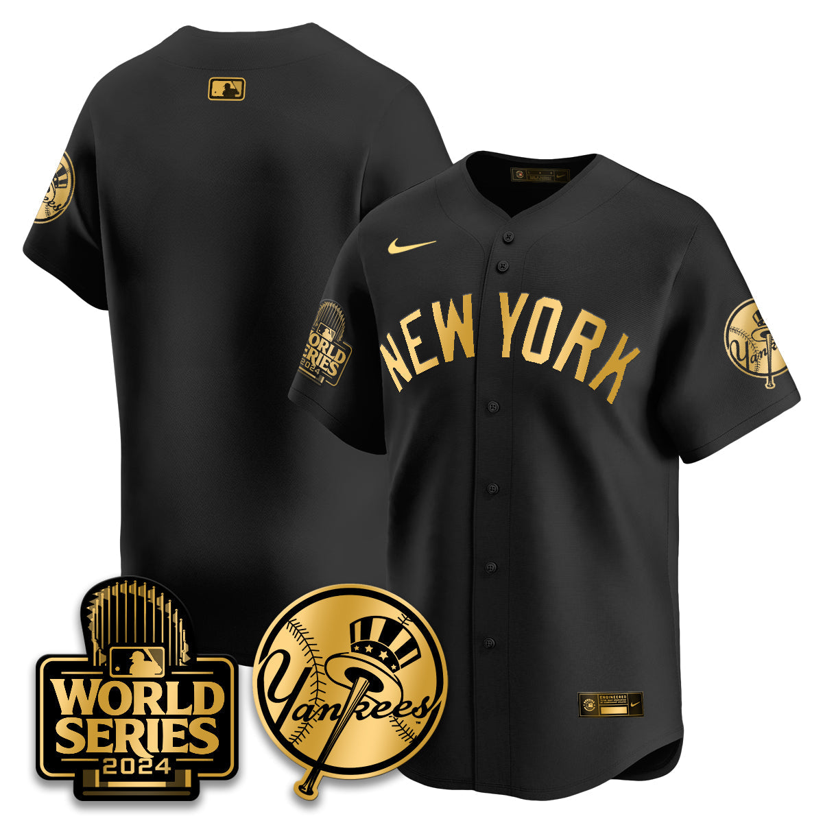 New York Yankees World Series 2024 Jersey - All Stitched