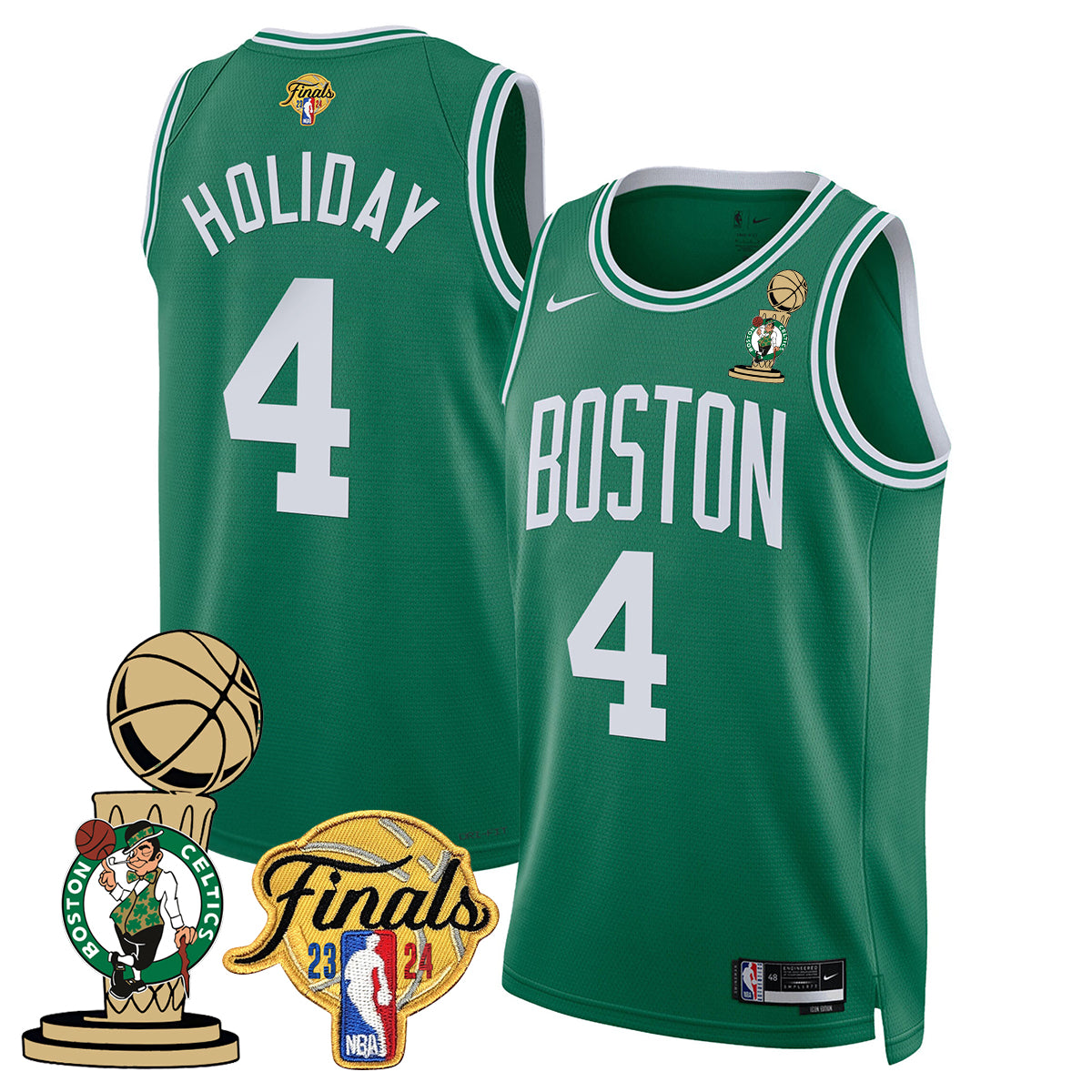 Celtics 2023-24 World Champions Jersey - All Stitched