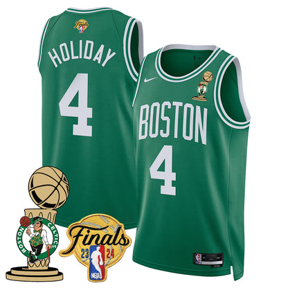 Celtics 2023-24 World Champions Jersey - All Stitched