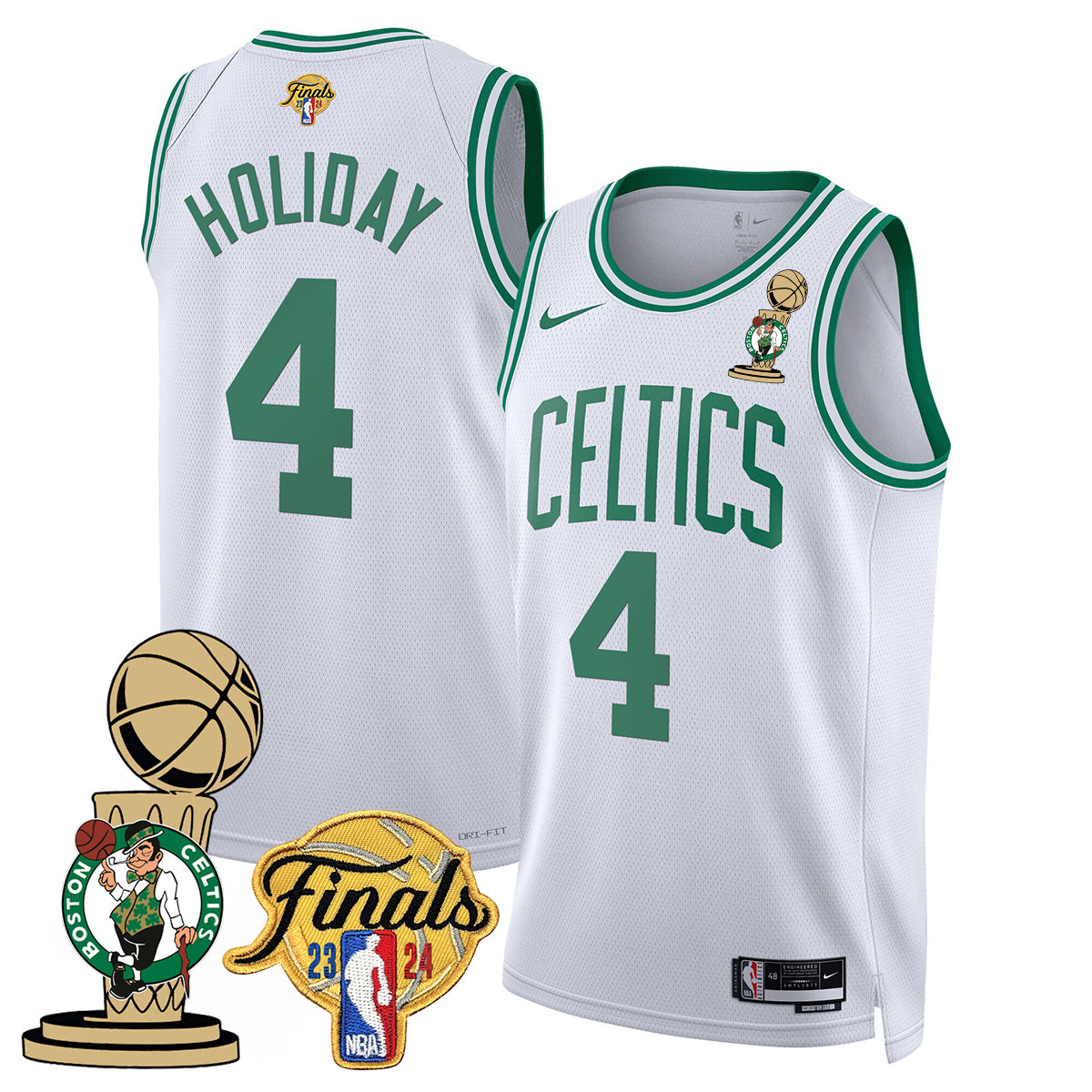 Celtics 2023-24 World Champions Jersey - All Stitched