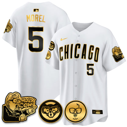 Chicago Cubs Limited Jersey - Harry Caray "Holy Cow" Patch - All Stitched