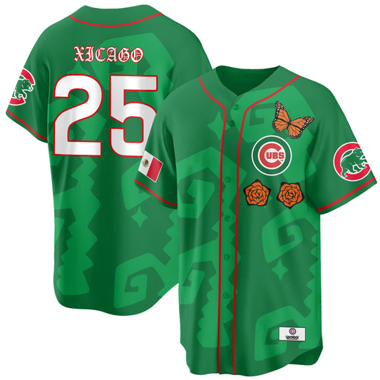 Chicago Cubs "Xicago" Mexican Heritage Jersey - All Stitched