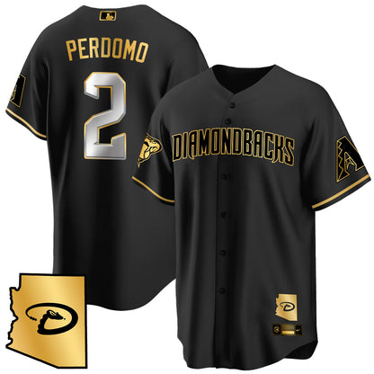 Arizona Diamondbacks Black Alternate Limited Jersey - All Stitched