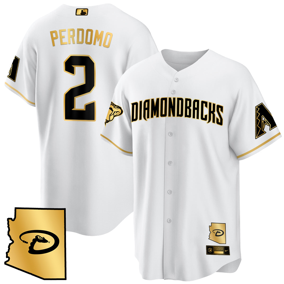 Arizona Diamondbacks Black Alternate Limited Jersey - All Stitched