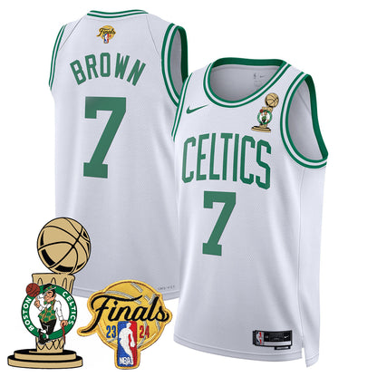 Celtics 2023-24 World Champions Jersey - All Stitched