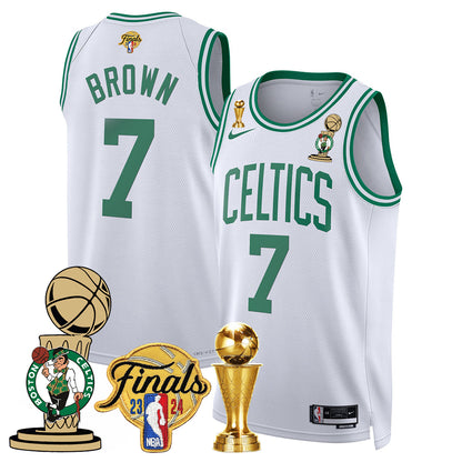 Celtics 2023-24 World Champions Jersey - All Stitched