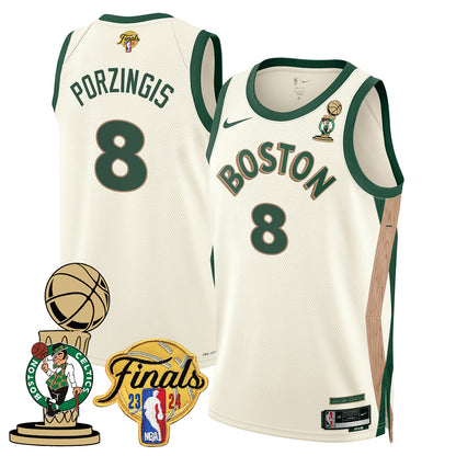 Celtics 2023-24 World Champions Jersey - All Stitched