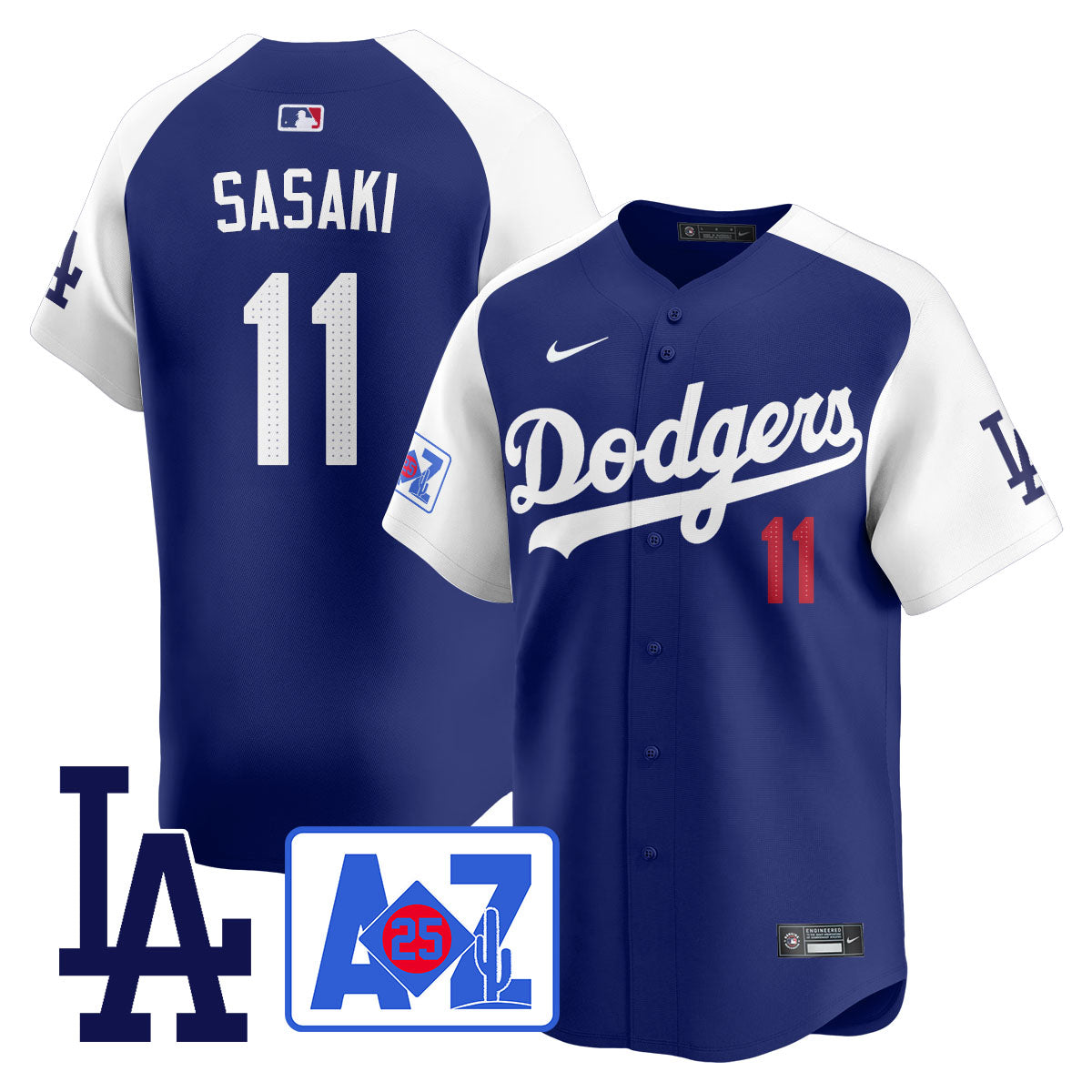 Los Angeles Dodgers 2025 Spring Training Jersey - All Stitched