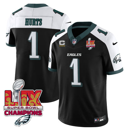 Philadelphia Eagles Super Bowl LIX Champions Gold Vapor Limited Jersey - All Stitched