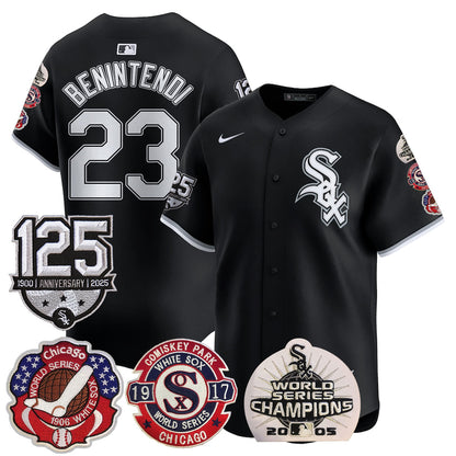Chicago White Sox 125th Anniversary - World Series Champions Jersey - All Stitched