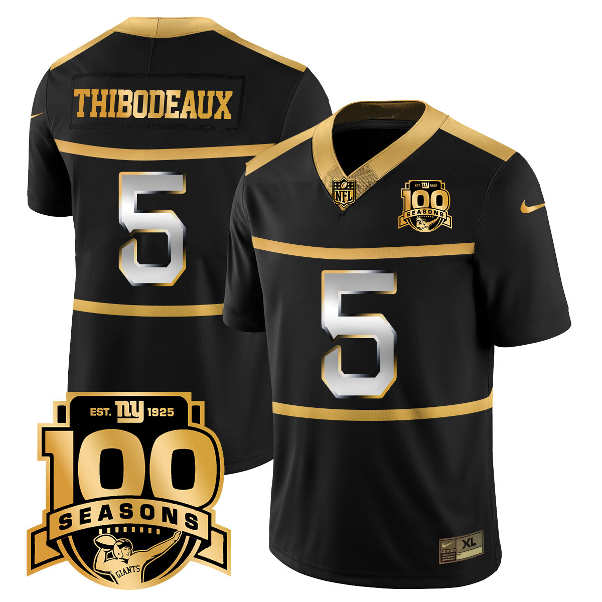 Giants "Century Red' 100TH Season Commemorative Jersey TLA - All Stitched