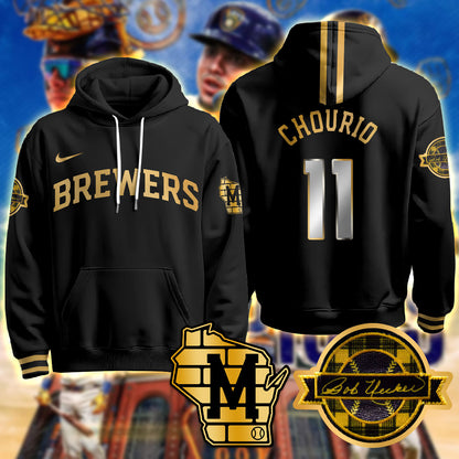 Milwaukee Brewers 2025 Limited Hoodie - Bob Uecker Patch - All Stitched