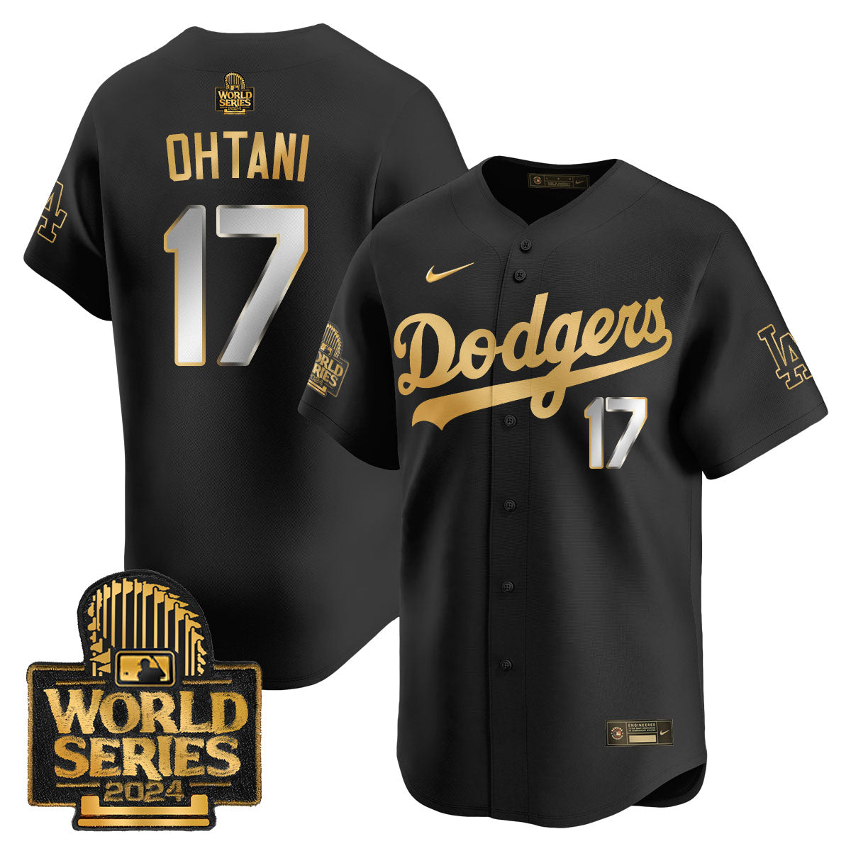 Los Angeles Dodgers World Series 2024 Jersey - All Stitched