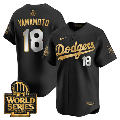 Los Angeles Dodgers World Series 2024 Jersey - All Stitched