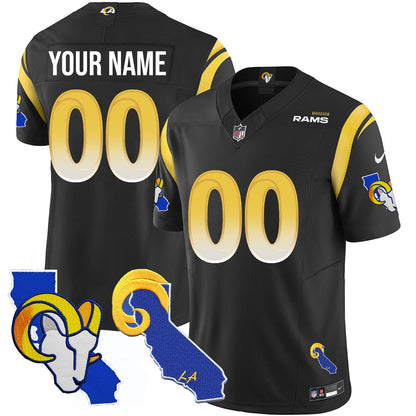 Los Angeles Rams 2025 Vapor Limited Custom Jersey - All Stitched