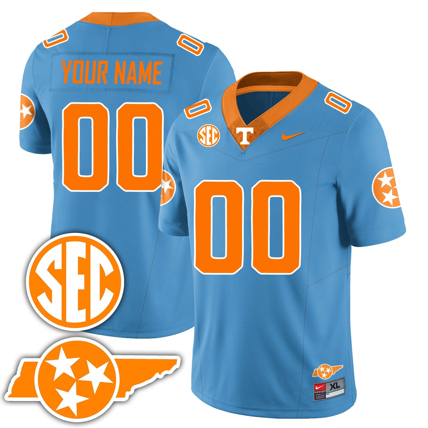 Tennessee Volunteers 2024 Football Vapor Limited Custom Jersey - All Stitched