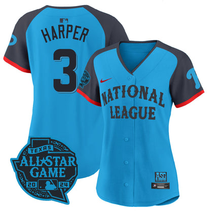 Women National League 2024 All-Star Game Player Jersey - All Stitched