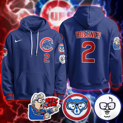 Chicago Cubs Limited Hoodie - Harry Caray "Holy Cow" Patch - All Stitched