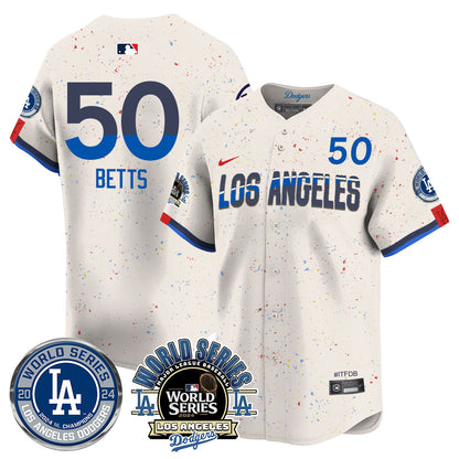 Los Angeles Dodgers World Series 2024 Jersey - All Stitched