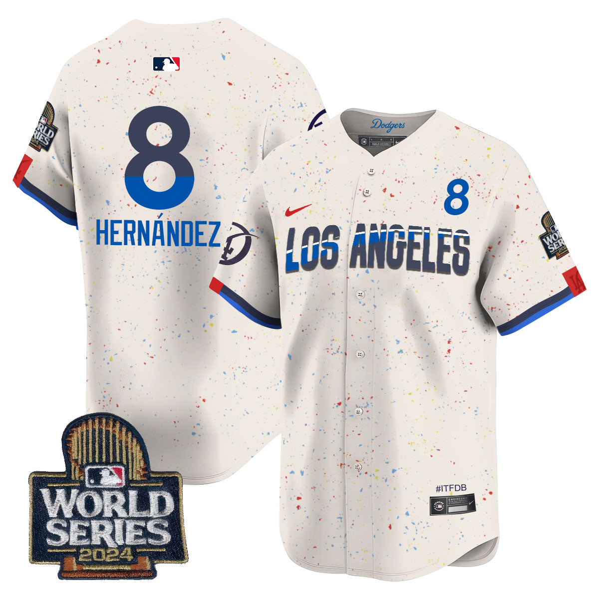 Los Angeles Dodgers World Series 2024 Jersey - All Stitched