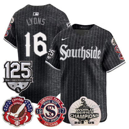 Chicago White Sox 125th Anniversary - World Series Champions Jersey - All Stitched