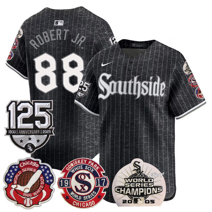 Chicago White Sox 125th Anniversary - World Series Champions Jersey - All Stitched