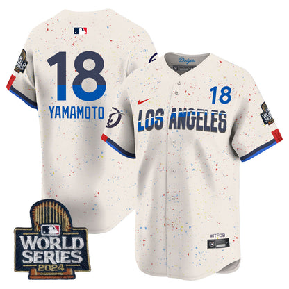 Los Angeles Dodgers World Series 2024 Jersey - All Stitched