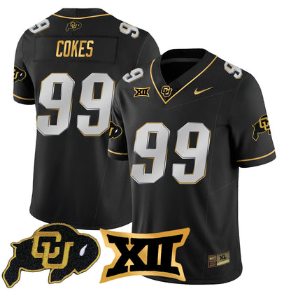 Colorado Buffaloes 2024 Vapor Limited Gold Jersey N1 - All Stitched