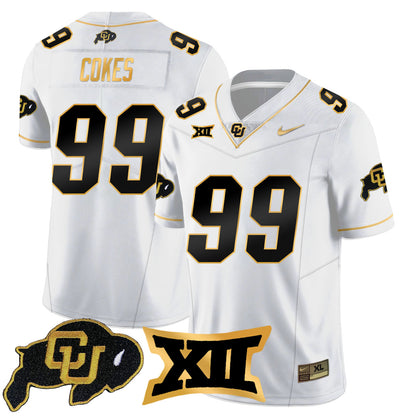 Colorado Buffaloes 2024 Vapor Limited Gold Jersey N1 - All Stitched
