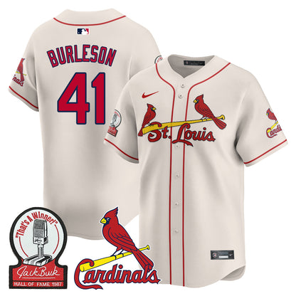 St. Louis Cardinals Jack Buck  Limited Jersey - All Stitched