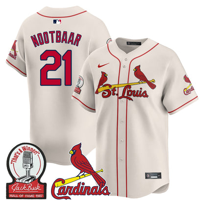 St. Louis Cardinals Jack Buck  Limited Jersey - All Stitched