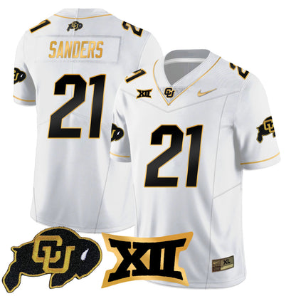 Colorado Buffaloes 2024 Vapor Limited Gold Jersey N1 - All Stitched